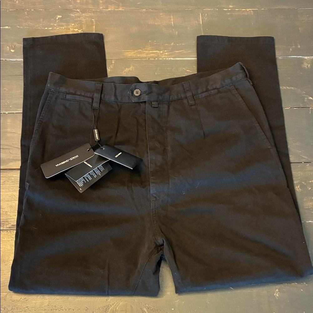 Dolce & Gabbana Black Chinos | 34x30